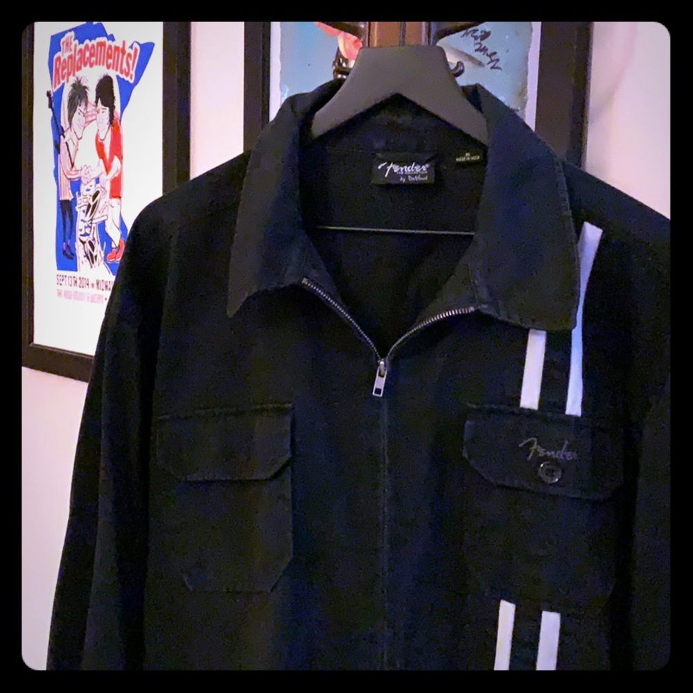 Men’s Fender black denim jacket